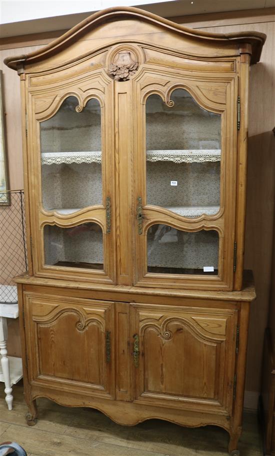 A French bookcase / buffet, W.138cm